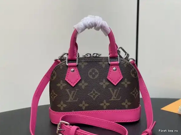 First bag ru LOUIS Alma-18*12*8cm Nano VUITTON 0607